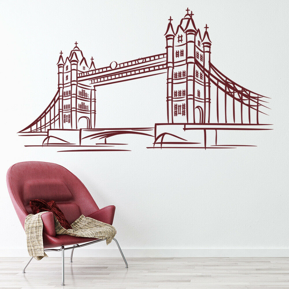 Office Furniture London - Настенная Наклейка Q018 с изображением башни
